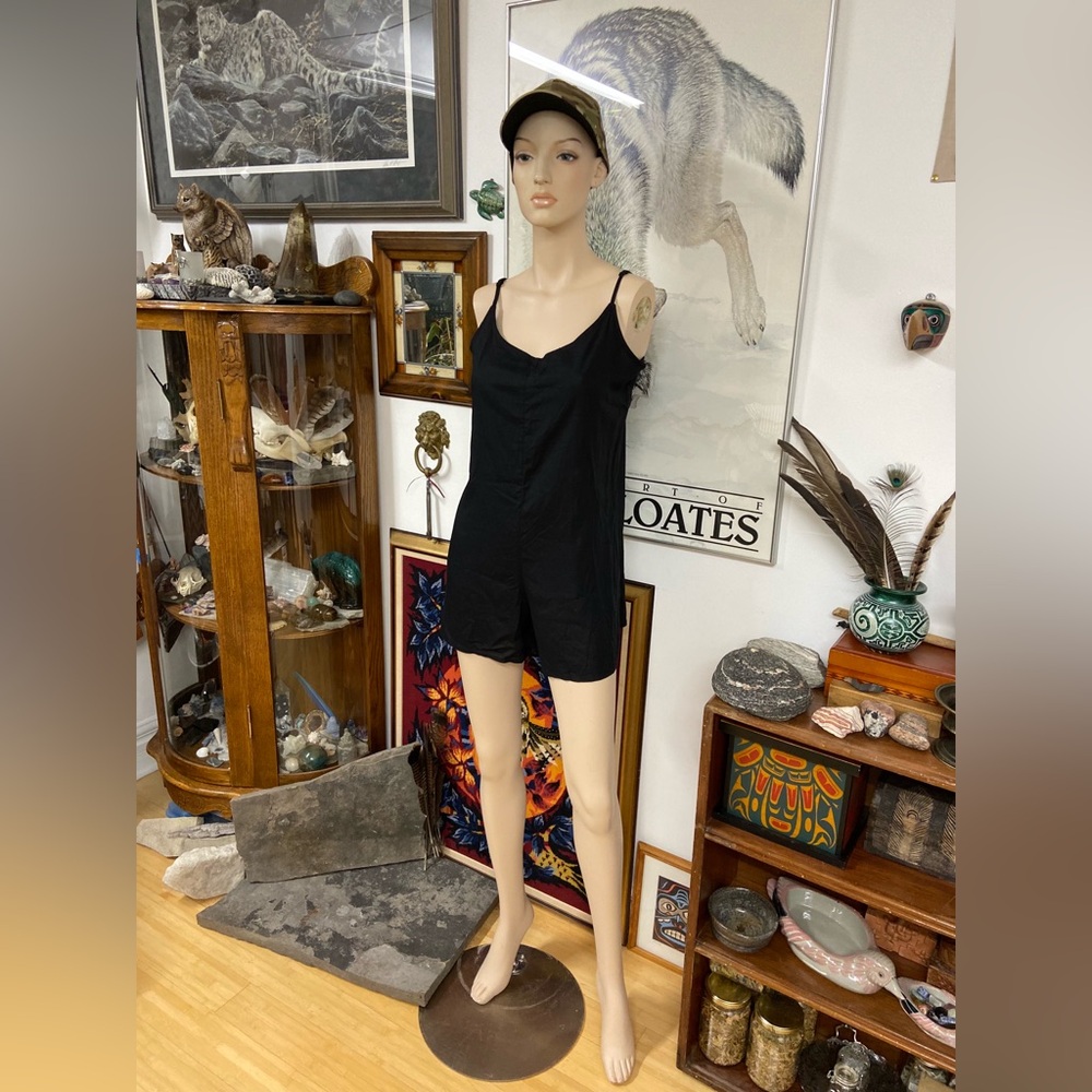 Women's Black Romper